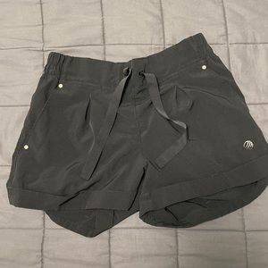 Elastic Stretch Cute Black Summer Shorts